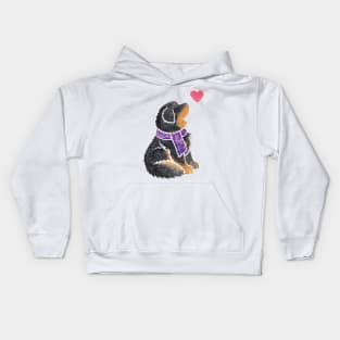 Watercolour Tibetan Mastiff Kids Hoodie